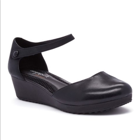 Easy Spirit Shoes - ❤️EASY SPIRIT Black Keondra Leather Wedge ~ 9.5